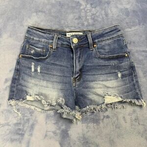 Wax Jean Collection blue denim shorts Size S